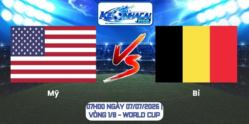 Mỹ vs Bỉ