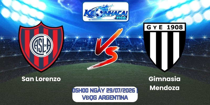 San Lorenzo vs Gimnasia Mendoza