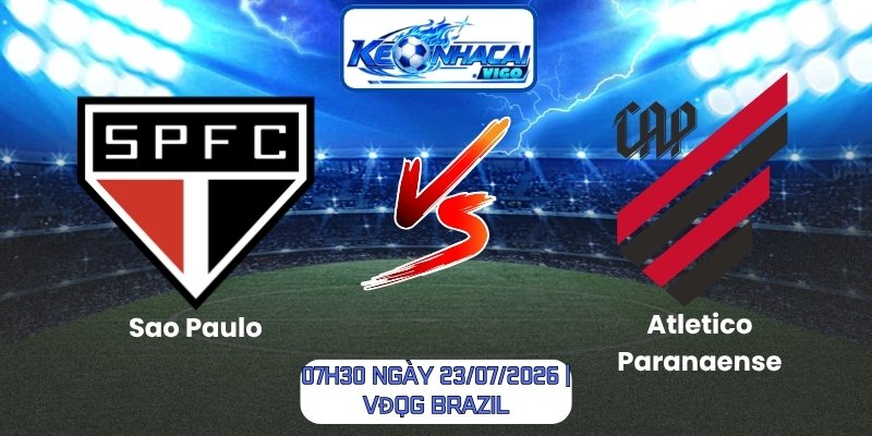 Sao Paulo vs Atletico Paranaense